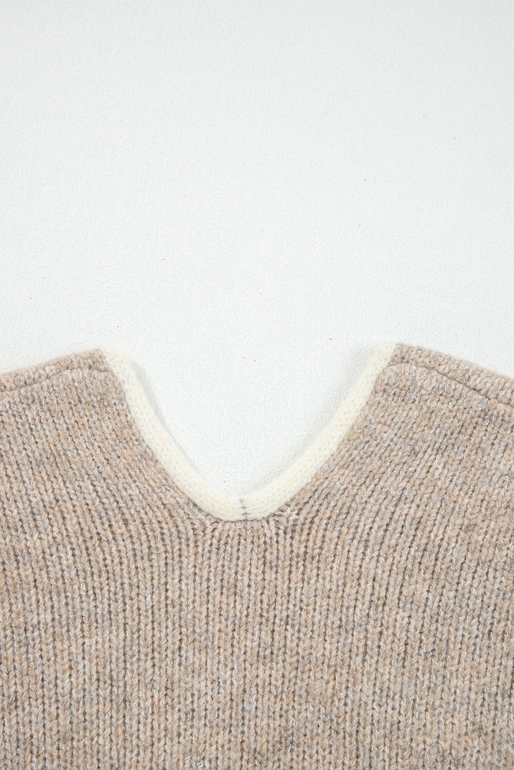 Khaki Tied Front Casual Cardigan