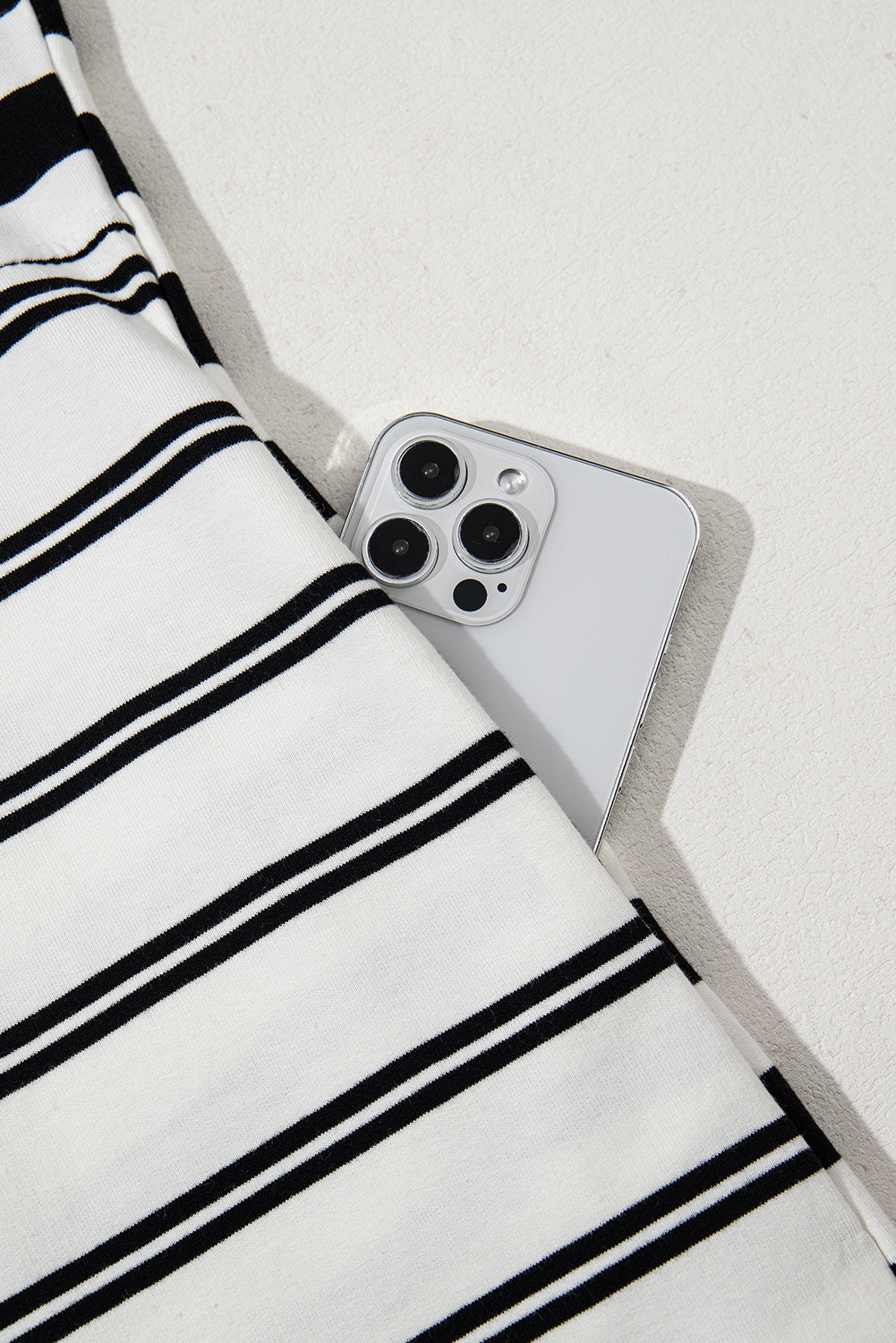 Black Stripe Half Placket Polo T Shirt Dress - Navy Grays Boutique