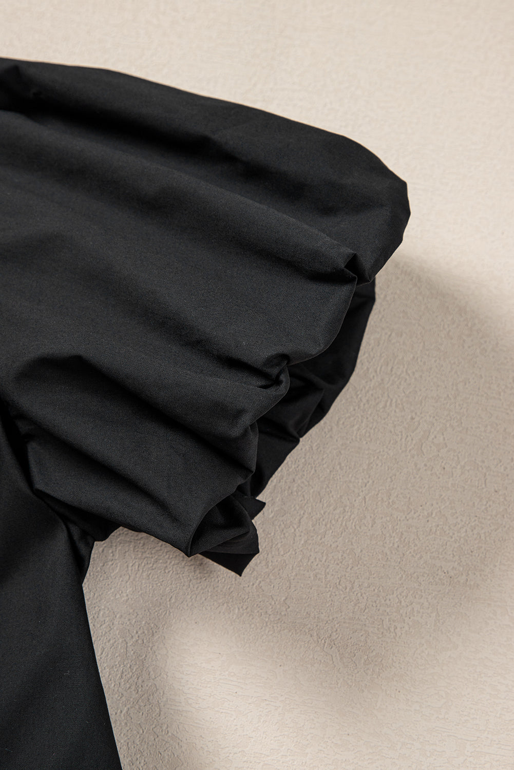 Black Shirt Style Ruffle Hem Dress - Navy Grays Boutique